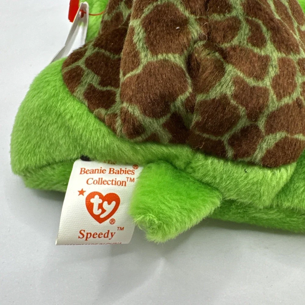 TY Beanie Baby‎ Speedy Turtle Plush Toy Style 4030 1993-1994 with errors